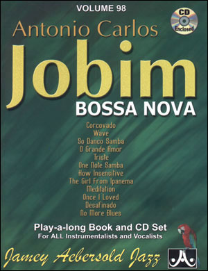 Aebersold 098 Antonio Carlos Jobim Book/cd Sheet Music Songbook