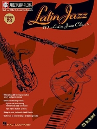 Jazz Play Along 23 Latin Jazz Book & Cd Sheet Music Songbook