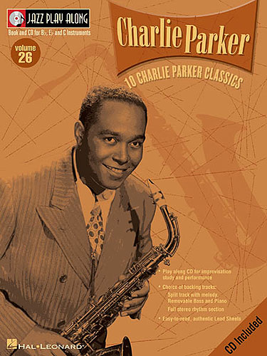 Jazz Play Along 26 Charlie Parker Book & Cd Sheet Music Songbook
