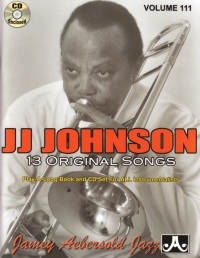 Aebersold 111 Jj Johnson Book/cd Sheet Music Songbook
