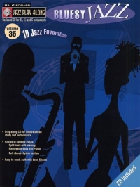 Jazz Play Along 35 Bluesy Jazz Book & Cd Sheet Music Songbook
