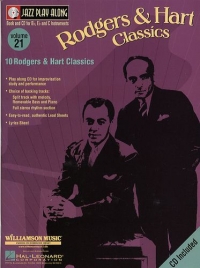 Jazz Play Along 21 Rodgers & Hart Classics Book/cd Sheet Music Songbook