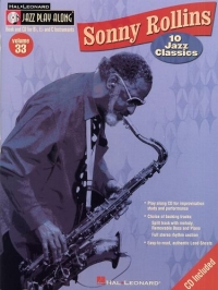 Jazz Play Along 33 Sonny Rollins Book & Cd Sheet Music Songbook