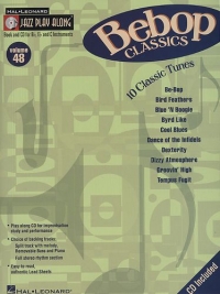 Jazz Play Along 48 Bebop Classics Book & Cd Sheet Music Songbook