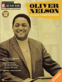 Jazz Play Along 44 Oliver Nelson Book/cd Sheet Music Songbook