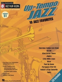 Jazz Play Along 51 Up Tempo Jazz Book/cd Sheet Music Songbook