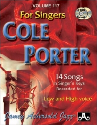 Aebersold 117 Cole Porter For Singers Book & 2 Cds Sheet Music Songbook