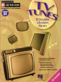 Jazz Play Along 64 Tv Tunes Book/cd Sheet Music Songbook