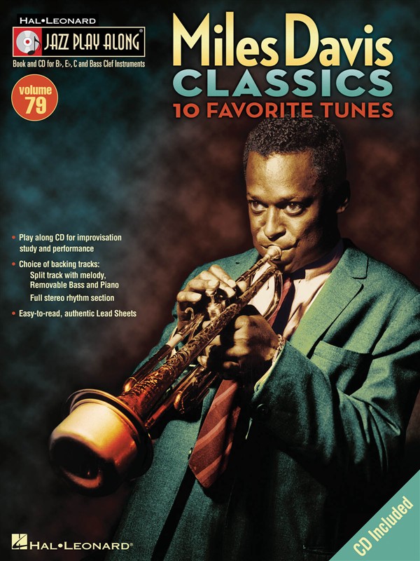 Jazz Play Along 79 Miles Davis Classics Book/cd Sheet Music Songbook