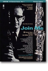 Mmocd3250 Join Me 16 Clarinet Duets W/rhythm Secti Sheet Music Songbook
