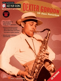 Jazz Play Along 60 Dexter Gordon 10 Jazz Favorites Sheet Music Songbook