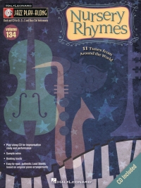 Jazz Play Along 134 Nursery Rhymes Book & Cd Sheet Music Songbook