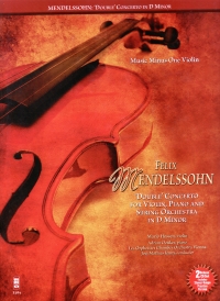 Mmocd3194 Mendelssohn Double Concerto Dmin Pf/vn/s Sheet Music Songbook