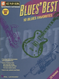 Jazz Play Along 30 Blues Best Book & Cd Sheet Music Songbook