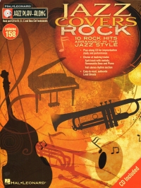 Jazz Play Along 158 Jazz Covers Rock Book & Cd Sheet Music Songbook