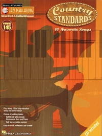 Jazz Play Along 145 Country Standards Book & Cd Sheet Music Songbook