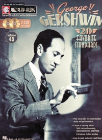 Jazz Play Along 45 George Gershwin Book & Cd Sheet Music Songbook