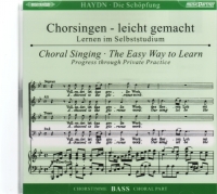 Haydn Creation Music Partner Cd Bass Voice Sheet Music Songbook