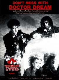 Dont Mess With Doctor Dream (thompson Twins) Sheet Music Songbook