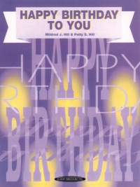 Happy Birthday To You Sheet Music Songbook