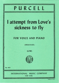 I Attempt From Loves Sickness To Fly Key F Low Sheet Music Songbook