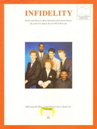 Infidelity Simply Red Pvg Sheet Music Songbook