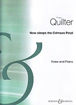 Now Sleeps The Crimson Petal Quilter Key Eb Low Sheet Music Songbook