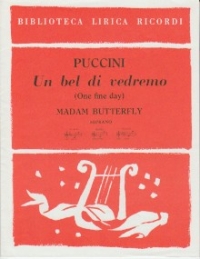 One Fine Day (un Bel Di Vedremo) Puccini Key F Sheet Music Songbook