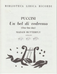 One Fine Day (un Bel Di Vedremo) Puccini Key Gb Sheet Music Songbook