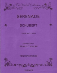 Serenade Schubert Key D Minor Sheet Music Songbook