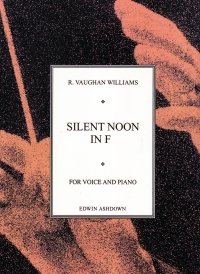 Silent Noon Vaughan Williams Key F Sheet Music Songbook