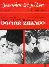 Somewhere My Love (laras Theme) Dr Zhivago Sheet Music Songbook