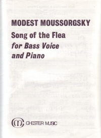 Song Of The Flea Mussorgsky Bass Voice Sheet Music Songbook