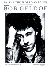 This Is The World Calling (bob Geldof) Sheet Music Songbook