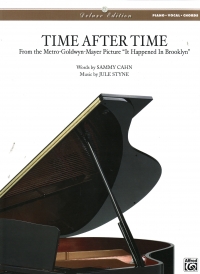 Time After Time Cahn/styne Sheet Music Songbook