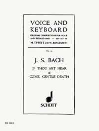 Bist Du Bei Mir Bach (high Voice) Sheet Music Songbook