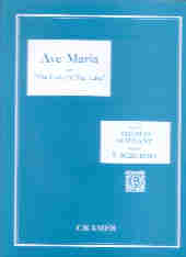 Ave Maria Schubert Vocal Sheet Music Songbook