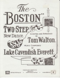 Boston Two Step Sheet Music Songbook