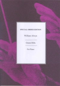 Green Hills Alwyn Piano Sheet Music Songbook