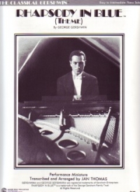 Rhapsody In Blue Gershwin (melody From ) Piano Sheet Music Songbook