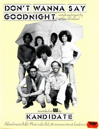 Dont Wanna Say Goodnight (kandidate) Sheet Music Songbook