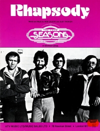 Rhapsody (four Seasons) Sheet Music Songbook