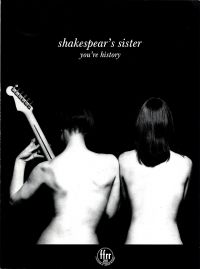 Youre History (shakespeares Sister) Sheet Music Songbook
