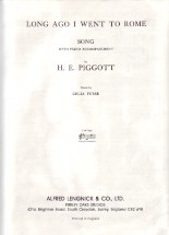Long Ago I Went To Rome Key D Sheet Music Songbook