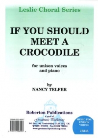 If You Should Meet A Crocodile Unison Sheet Music Songbook