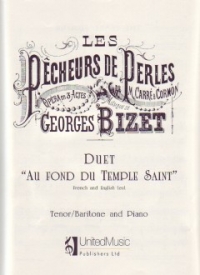Au Fond Du Temple Saint (bizet) Ten/bari Eng/fr Sheet Music Songbook