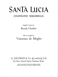 Santa Lucia Meglio Db Sheet Music Songbook