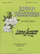 Apple Blossoms Lacoste Piano Solo Sheet Music Songbook