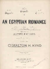 An Egyptian Romance In Bb King Sheet Music Songbook