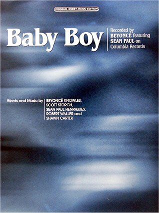 Baby Boy Beyonce Feat Sean Paul Sheet Music Songbook